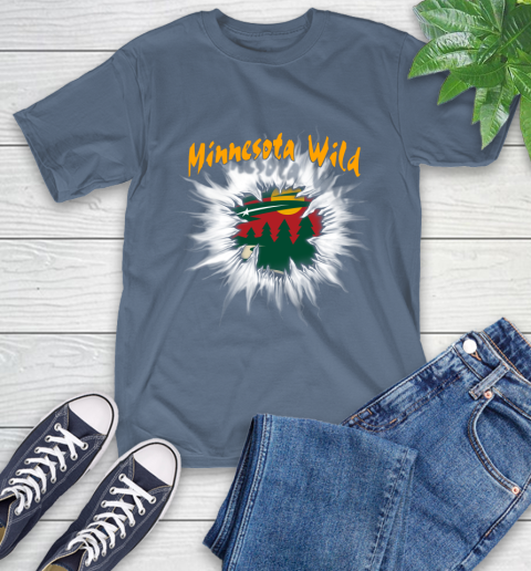Minnesota Wild NHL Hockey Adoring Fan Rip Sports T-Shirt 8