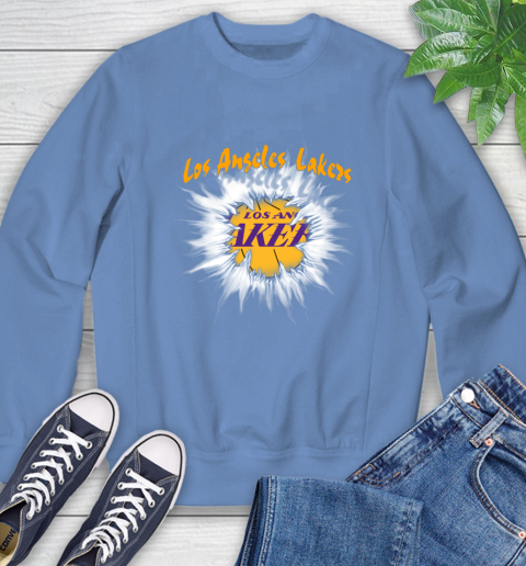 Los Angeles Lakers NBA Basketball Rip Sports Sweatshirt 11