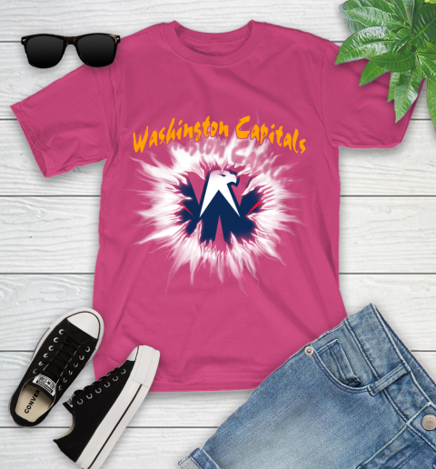 Washington Capitals NHL Hockey Adoring Fan Rip Sports Youth T-Shirt 11