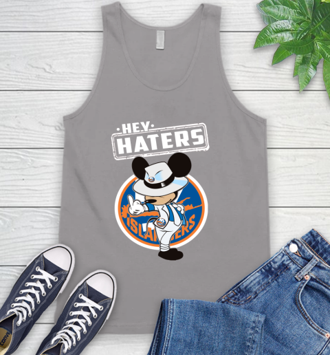 NHL Hey Haters Mickey Hockey Sports New York Islanders Tank Top 3