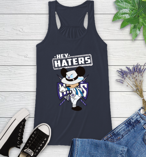 NBA Hey Haters Mickey Basketball Sports Sacramento Kings Racerback Tank 10