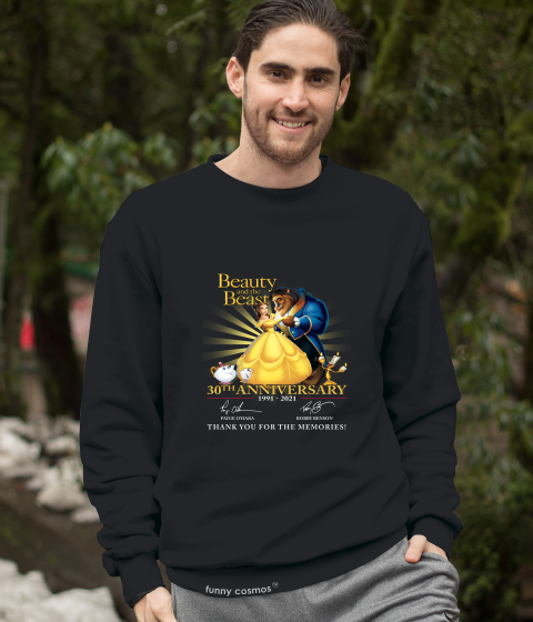 Disney Beauty And The Beast T Shirt, The Beast Belle T Shirt, Happy 30th Anniversary 1991 2021 Tshirt
