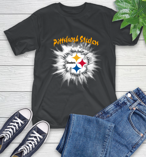 Pittsburgh Steelers NFL Football Adoring Fan Rip Sports T-Shirt