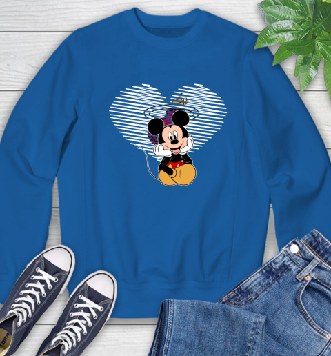 NBA Miami Heat The Heart Mickey Mouse Disney Basketball Sweatshirt 9