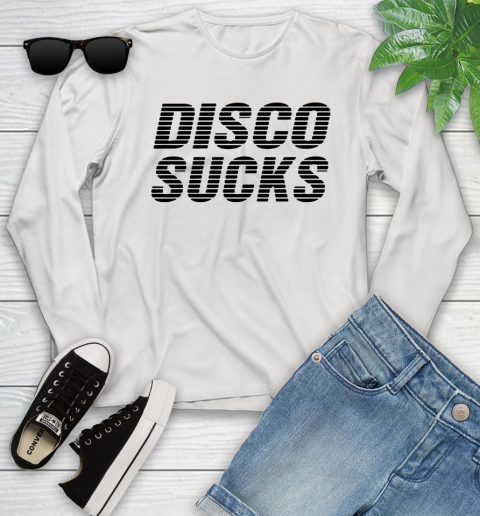 Disco sucks Youth Long Sleeve
