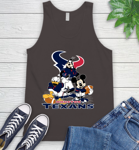 NFL Houston Texans Mickey Mouse Donald Duck Goofy Football Shirt Tank Top 6