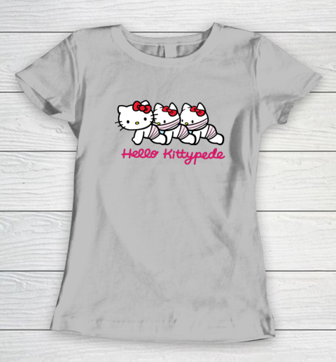 Hello Kittypede The Human Centipede Women's T-Shirt 3