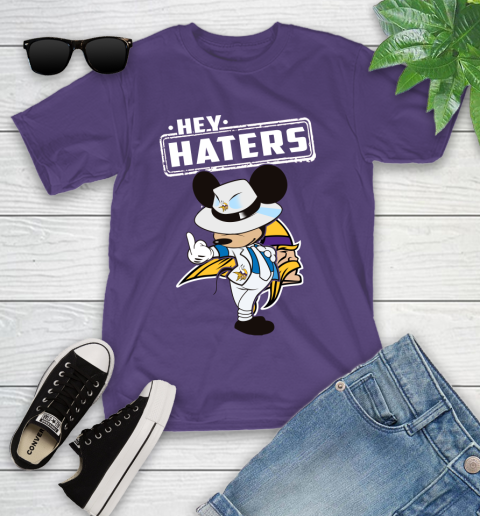 NFL Hey Haters Mickey Football Sports Minnesota Vikings Youth T-Shirt 3