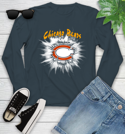 Chicago Bears NFL Football Adoring Fan Rip Sports Youth Long Sleeve 9