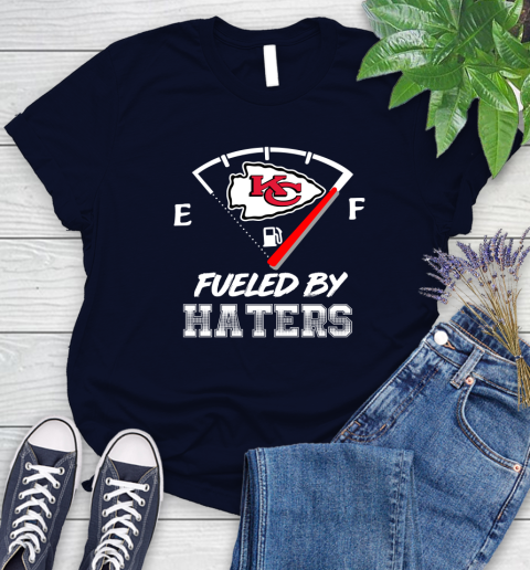 Kansas City Chiefs NFL Football Fueled By Haters Sports Women's T-Shirt 2