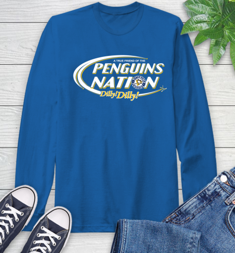 NHL A True Friend Of The Pittsburgh Penguins Dilly Dilly Hockey Sports Long Sleeve T-Shirt 10