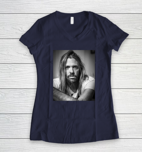 Taylor Hawkins Shirt Foo Fighter Women's V-Neck T-Shirt 7