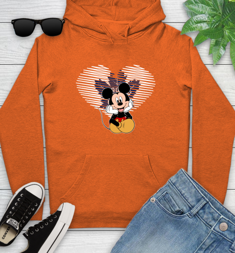NHL Toronto Maple Leafs The Heart Mickey Mouse Disney Hockey Youth Hoodie 4