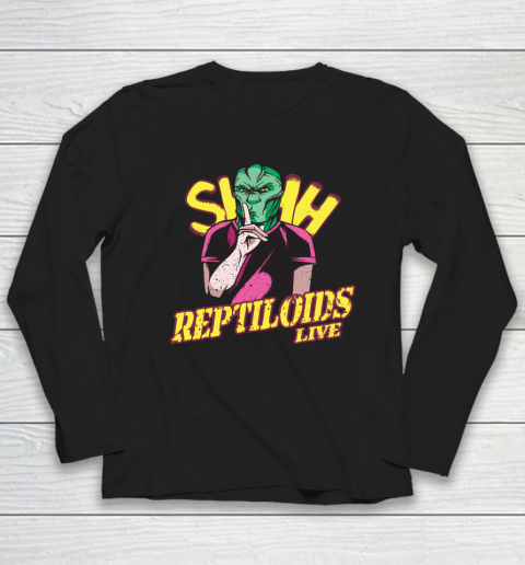 Reptiloid Live Conspiracy Theory Alien Long Sleeve T-Shirt