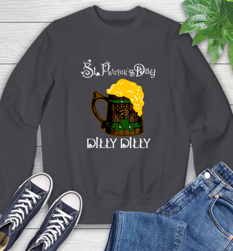 NBA Toronto Raptors St Patrick's Day Dilly Dilly Beer Basketball Sports Sweatshirt 6