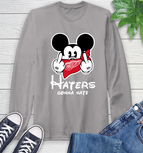 NHL Dallas Stars Haters Gonna Hate Mickey Mouse Disney Hockey T Shirt Long Sleeve T-Shirt 6