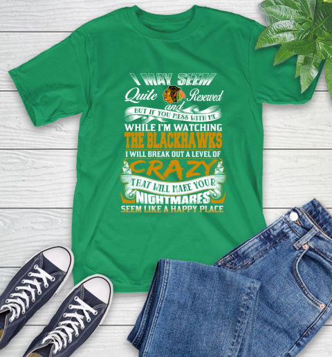 Chicago Blackhawks NHL Hockey Don't Mess With Me While I'm Watching My Team T-Shirt 7