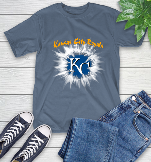 Kansas City Royals MLB Baseball Adoring Fan Rip Sports T-Shirt 8