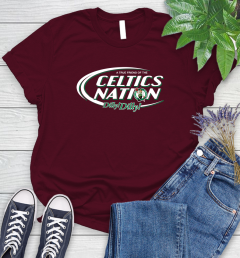 NBA A True Friend Of The Boston Celtics Dilly Dilly Basketball Sports Women's T-Shirt 7