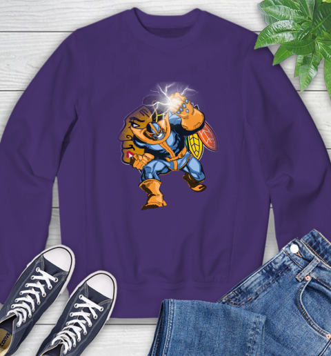 Chicago Blackhawks NHL Hockey Thanos Avengers Infinity War Marvel Sweatshirt 4