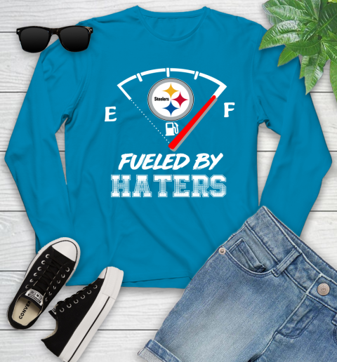 Pittsburgh Steelers NFL Football Fueled By Haters Sports Youth Long Sleeve 8