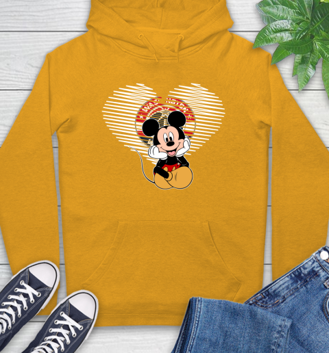 NBA Washington Wizards The Heart Mickey Mouse Disney Basketball Hoodie 2