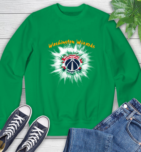 Washington Wizards NBA Basketball Rip Sports Sweatshirt 7