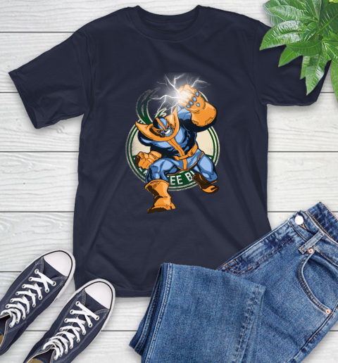 Milwaukee Bucks NBA Basketball Thanos Avengers Infinity War Marvel T Shirt Tee For Sports