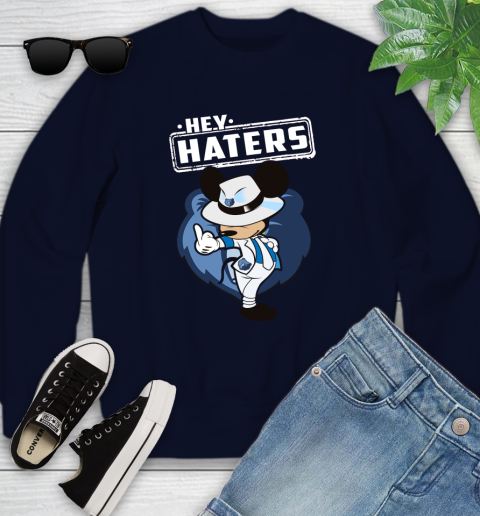 NBA Hey Haters Mickey Basketball Sports Memphis Grizzlies Youth Sweatshirt 2