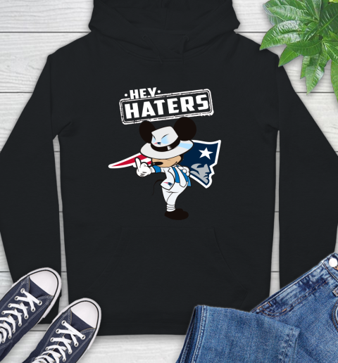 NFL Hey Haters Mickey Football Sports New England Patriots Hoodie