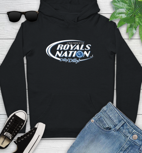 MLB A True Friend Of The Kansas City Royals Dilly Dilly Baseball Sports Youth Hoodie