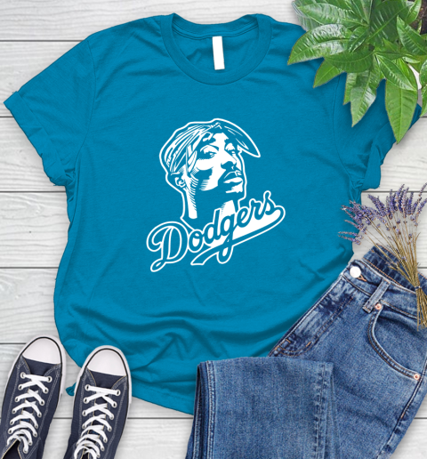 Tupac Dodgers Women's T-Shirt 10