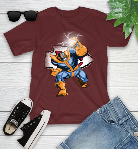 Kansas City Chiefs NFL Football Thanos Avengers Infinity War Marvel Youth T-Shirt 14