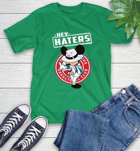 NBA Hey Haters Mickey Basketball Sports Atlanta Hawks T-Shirt 7