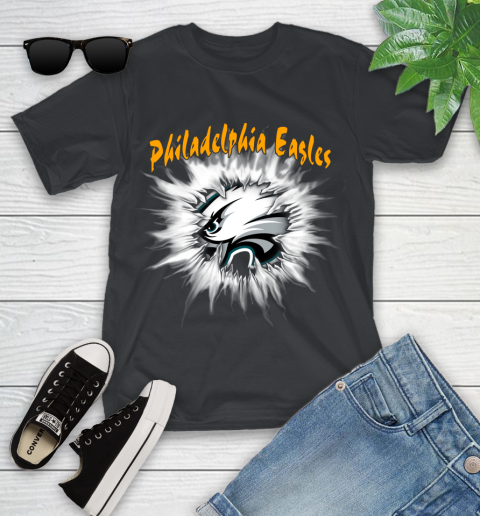 Philadelphia Eagles NFL Football Adoring Fan Rip Sports Youth T-Shirt