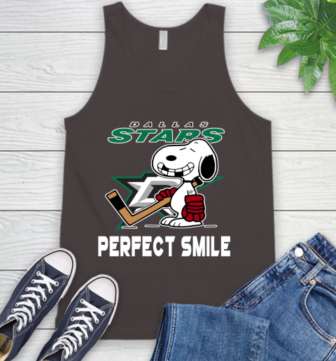 NHL Dallas Stars Snoopy Perfect Smile The Peanuts Movie Hockey T Shirt Tank Top 6