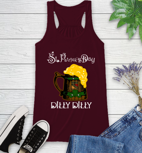 NHL New York Rangers St Patrick's Day Dilly Dilly Beer Hockey Sports Racerback Tank 2