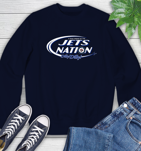 NHL A True Friend Of The Winnipeg Jets Dilly Dilly Hockey Sports Sweatshirt 2