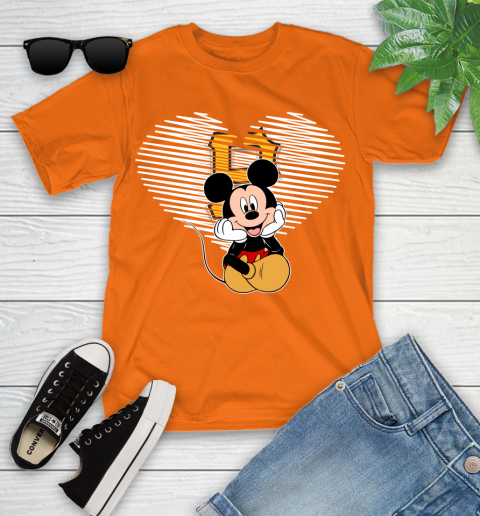 MLB Pittsburgh Pirates The Heart Mickey Mouse Disney Baseball T Shirt_000 Youth T-Shirt 9