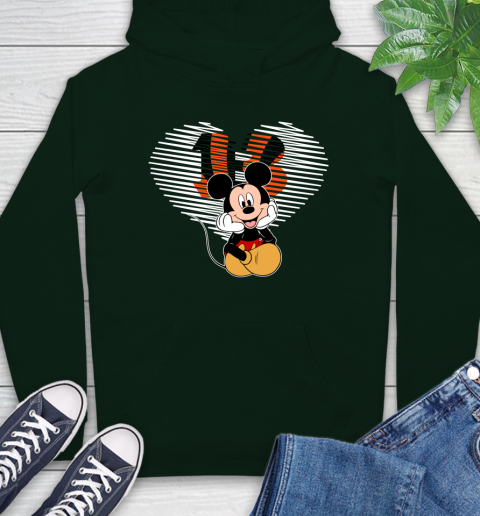 NFL Cincinnati Bengals The Heart Mickey Mouse Disney Football T Shirt_000 Hoodie 12