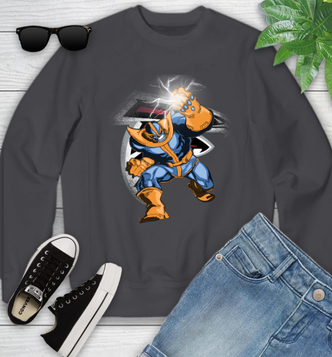 Atlanta Falcons NFL Football Thanos Avengers Infinity War Marvel Youth Sweatshirt 5