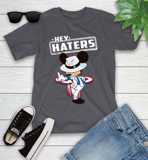 NBA Hey Haters Mickey Basketball Sports Houston Rockets Youth T-Shirt 6