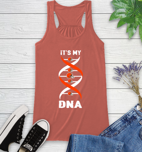Cleveland Browns NFL Football It's My DNA Sports Racerback Tank 3