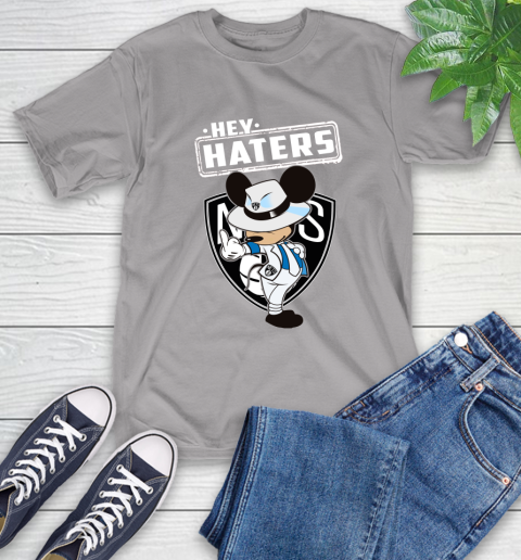 NBA Hey Haters Mickey Basketball Sports Brooklyn Nets T-Shirt 6