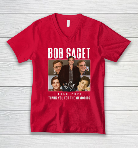 Bob Saget 1956  2022 Thank You For The Memories V-Neck T-Shirt 11