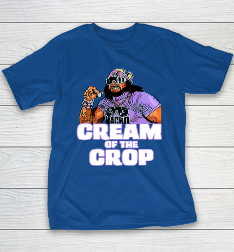 Macho Man Cream Of The Crop Funny Meme WWE Youth T-Shirt 15