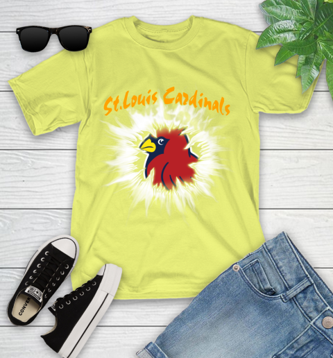 St.Louis Cardinals MLB Baseball Adoring Fan Rip Sports Youth T-Shirt 10