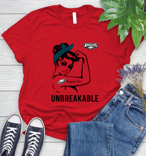 Nfl Philadelphia Eagles Girl Unbreakable Football Sports Women S T