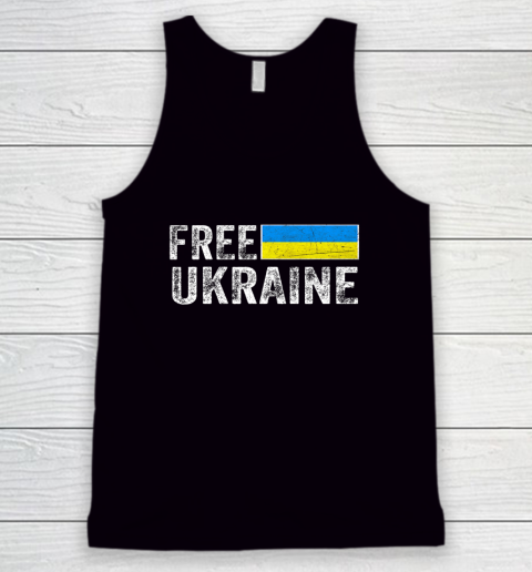 Ukraine Shirt Support Ukraine I Stand With Ukraine Flag Free Ukraine Tank Top