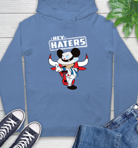 NBA Hey Haters Mickey Basketball Sports Chicago Bulls Hoodie 11